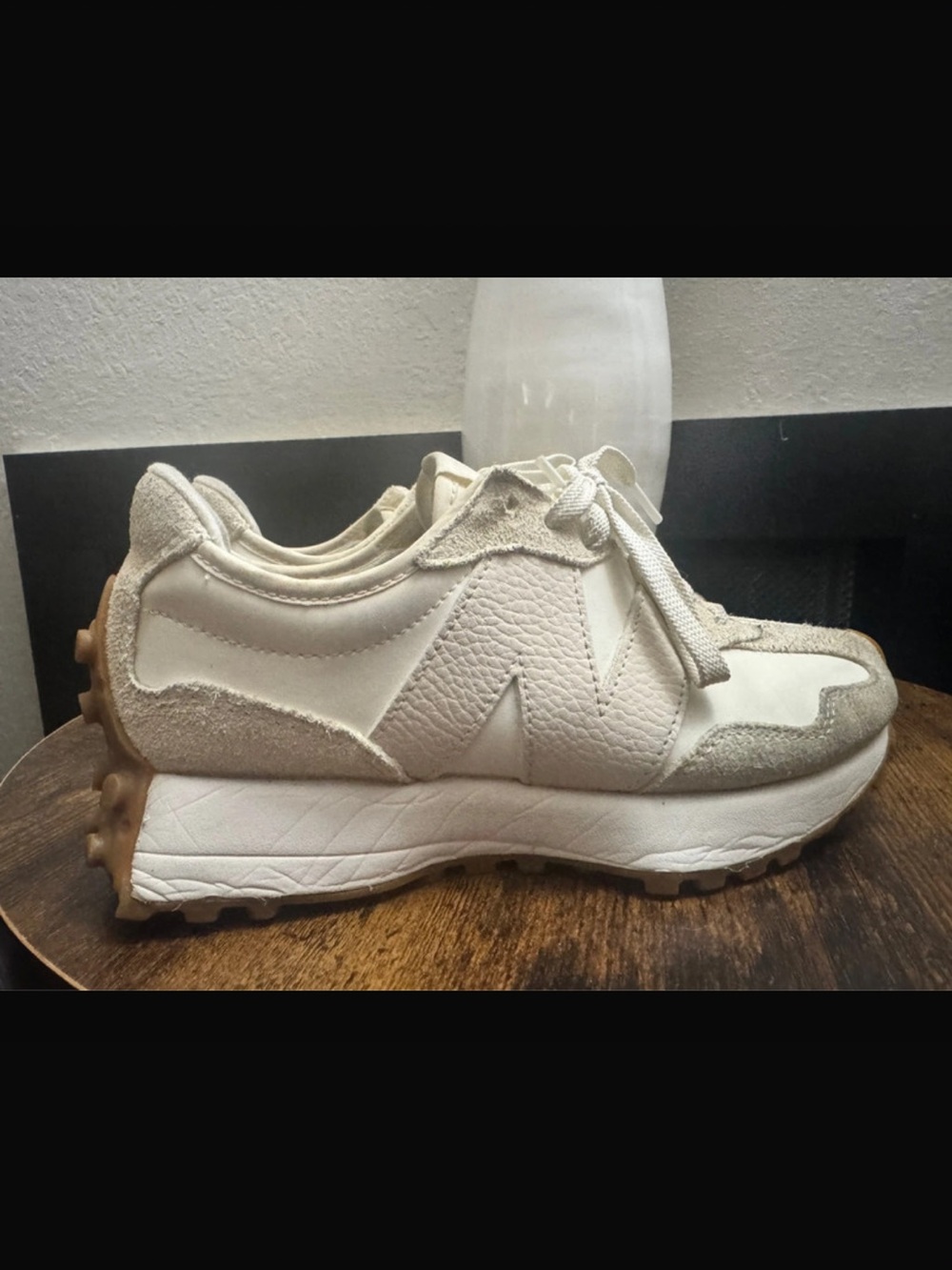 New Balance Women's Off-White / Beige Athletic Sneakers